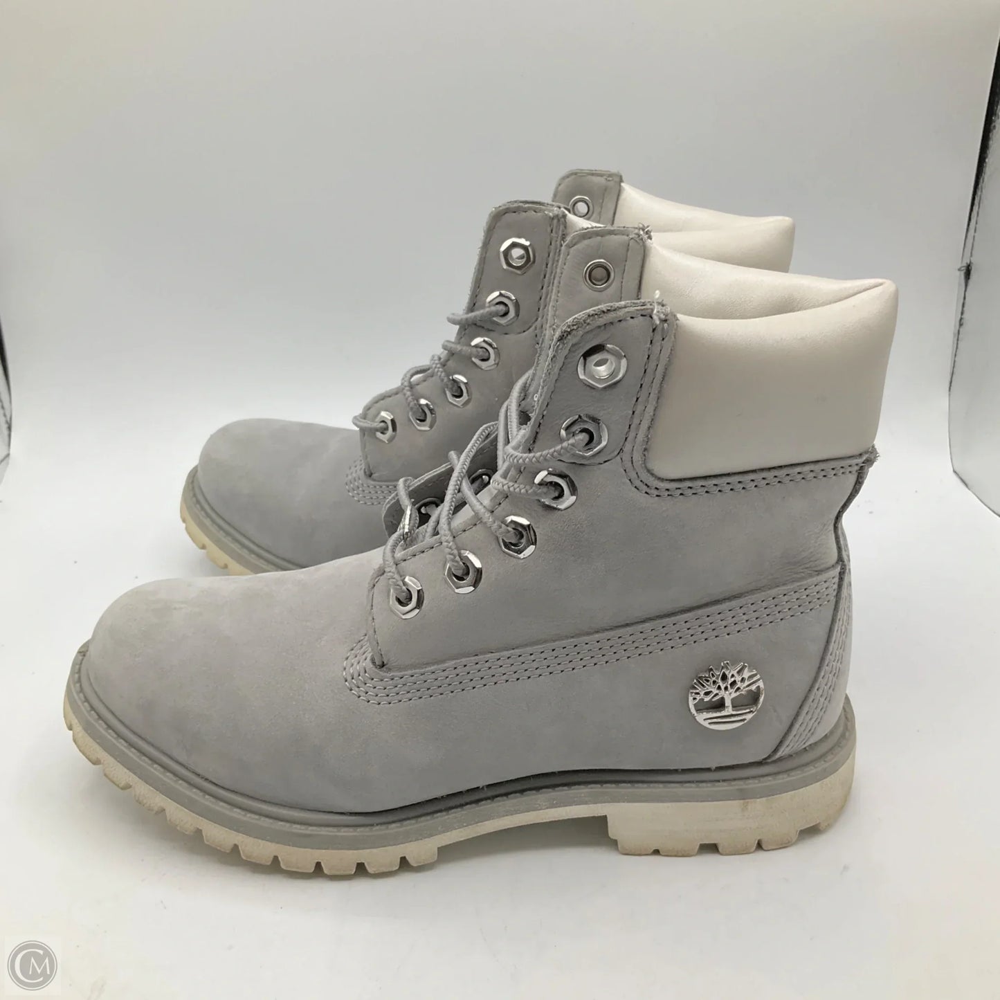 Boots Ankle Flats By Timberland In Grey, Size: 6