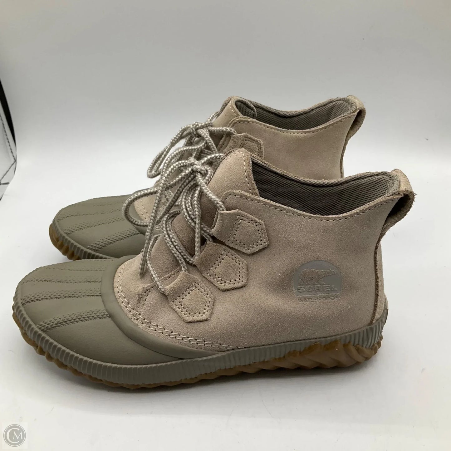 Boots Ankle Flats By Sorel In Grey, Size: 6.5