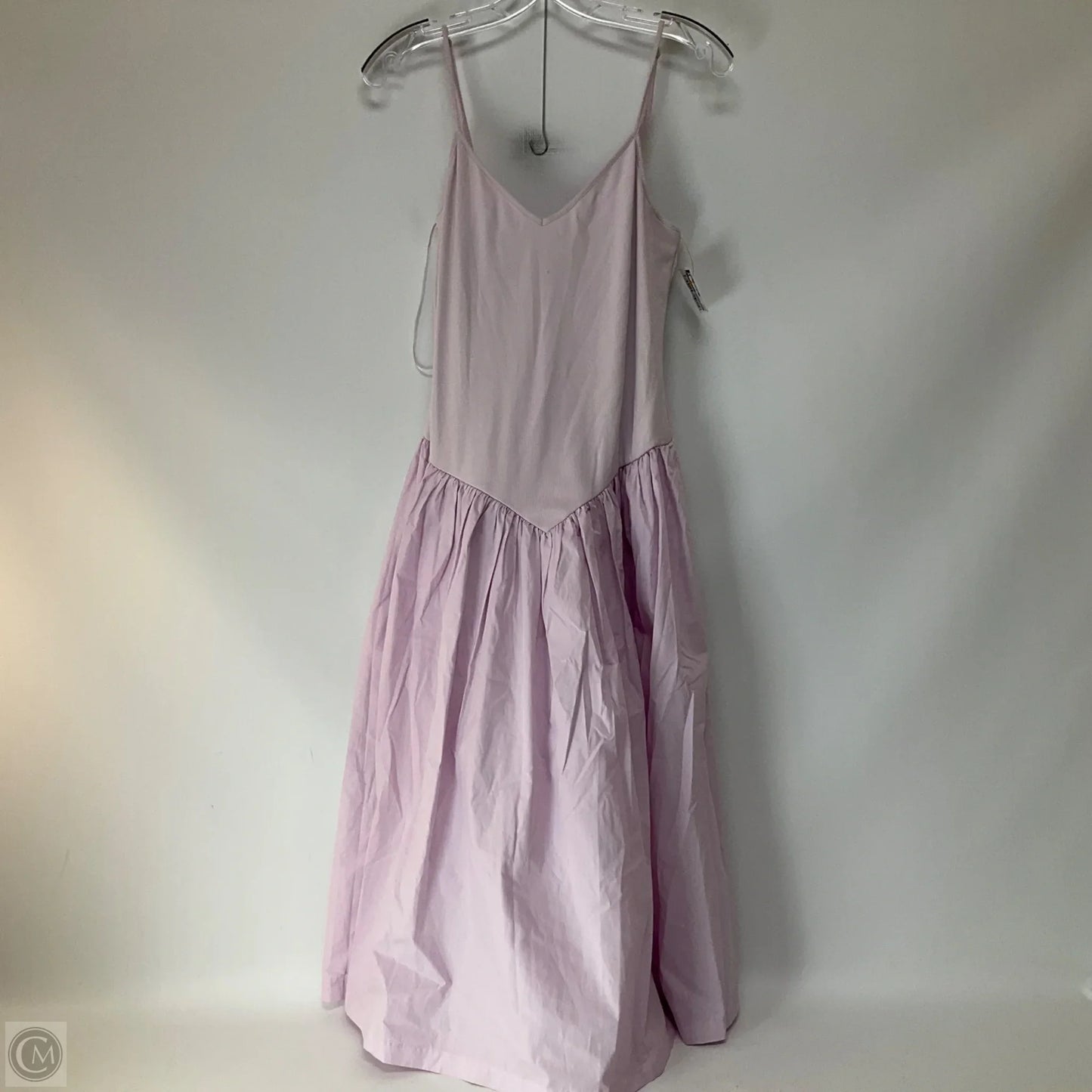Dress Casual Midi By Anthropologie In Pink, Size: L