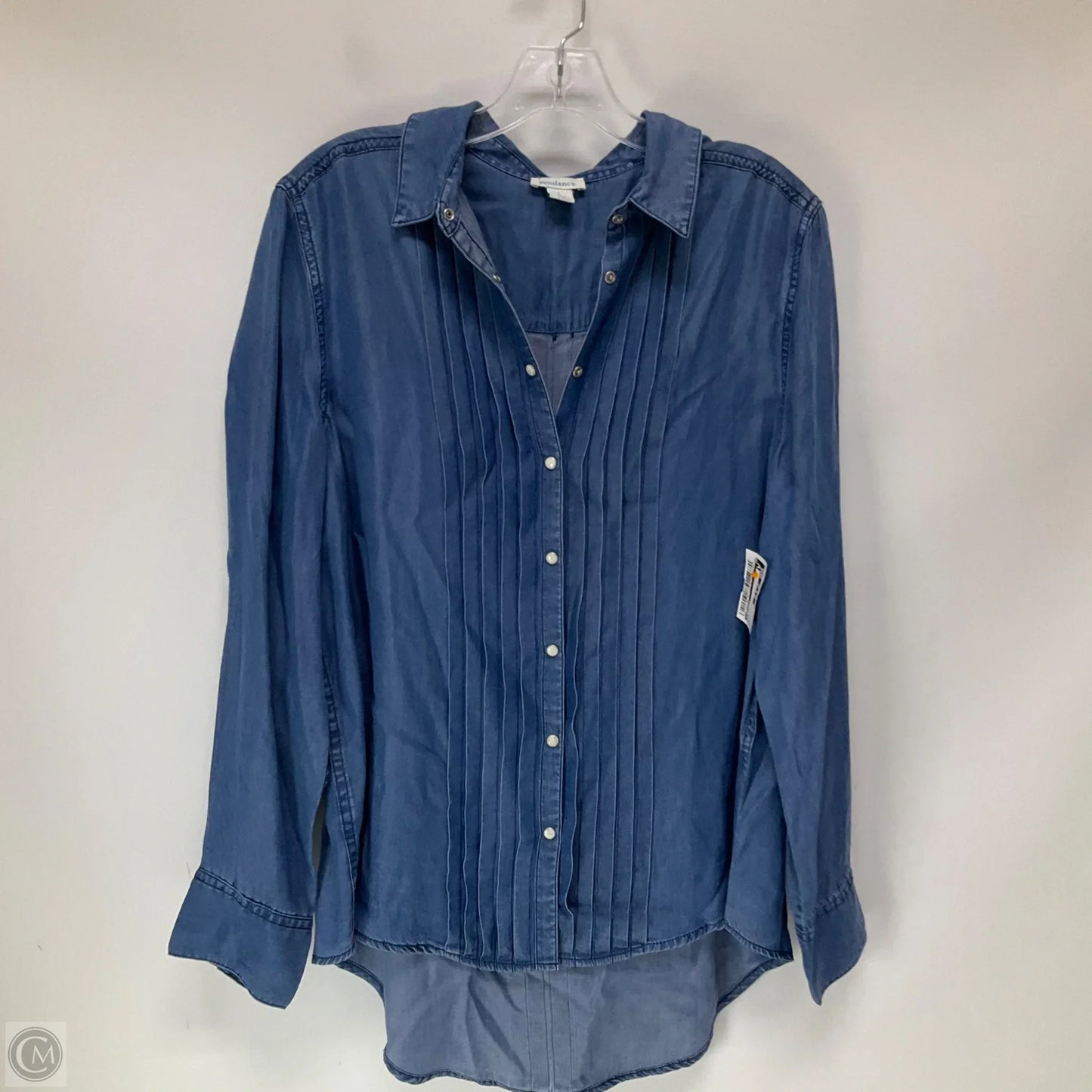 Top Long Sleeve By Sundance In Blue, Size: L