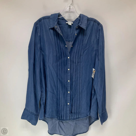 Top Long Sleeve By Sundance In Blue, Size: L