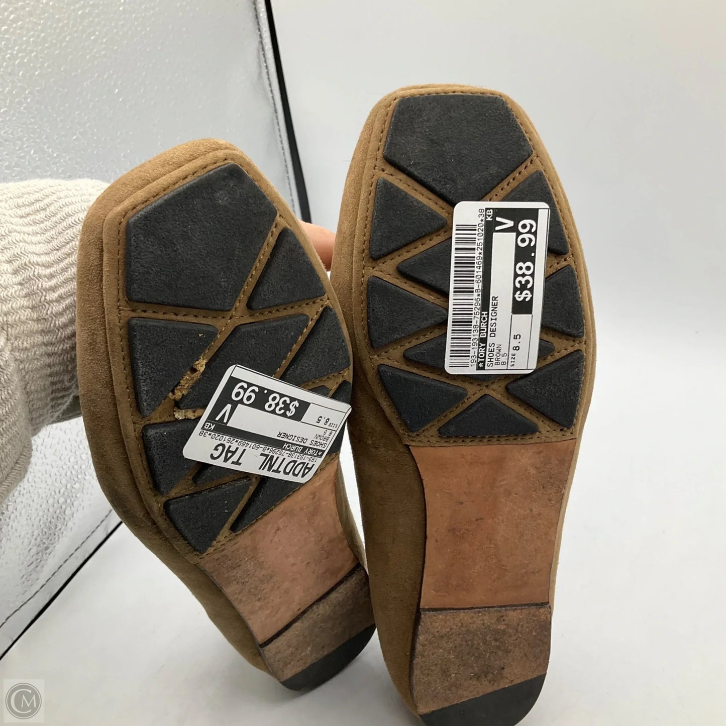 Shoes Designer By Tory Burch In Brown, Size: 8.5