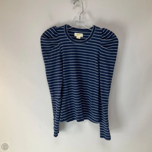 Top Long Sleeve By Anthropologie In Blue, Size: S