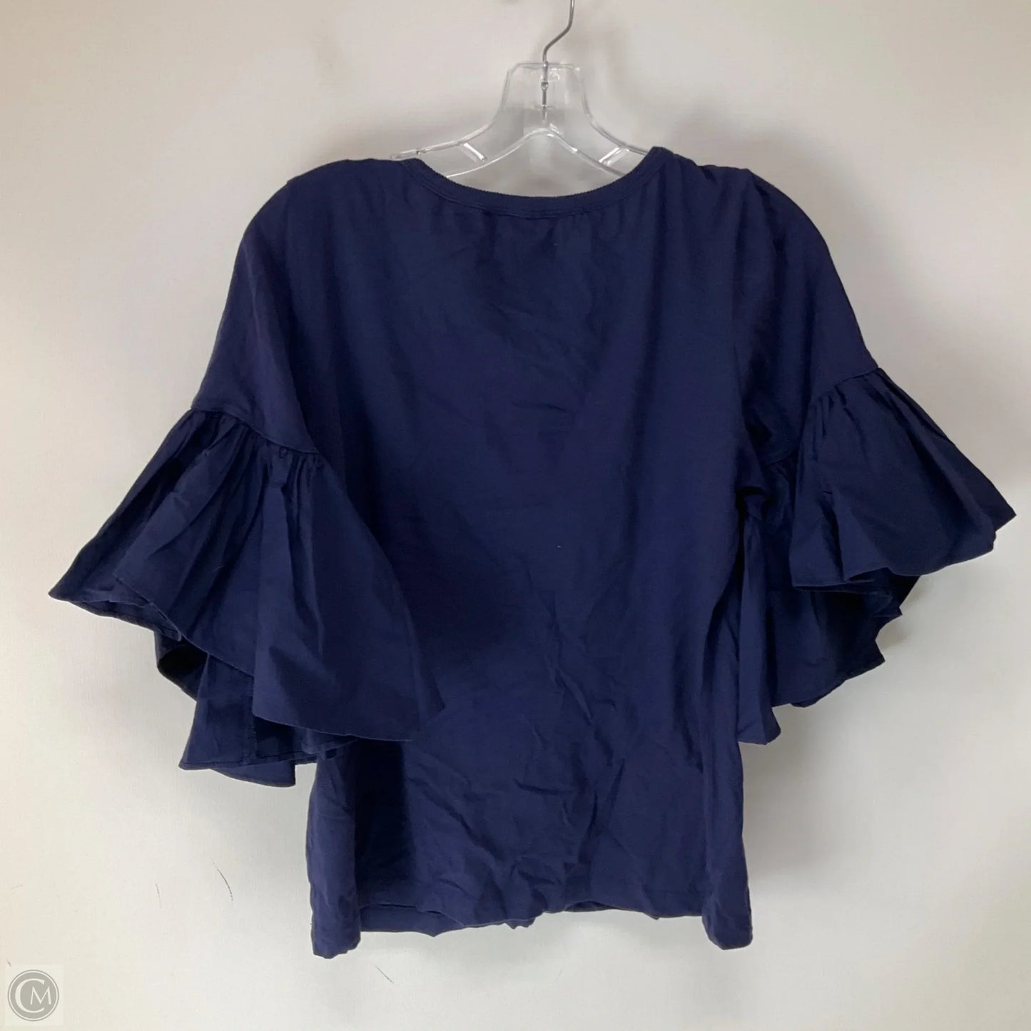 Top Short Sleeve By Anthropologie In Blue, Size: M