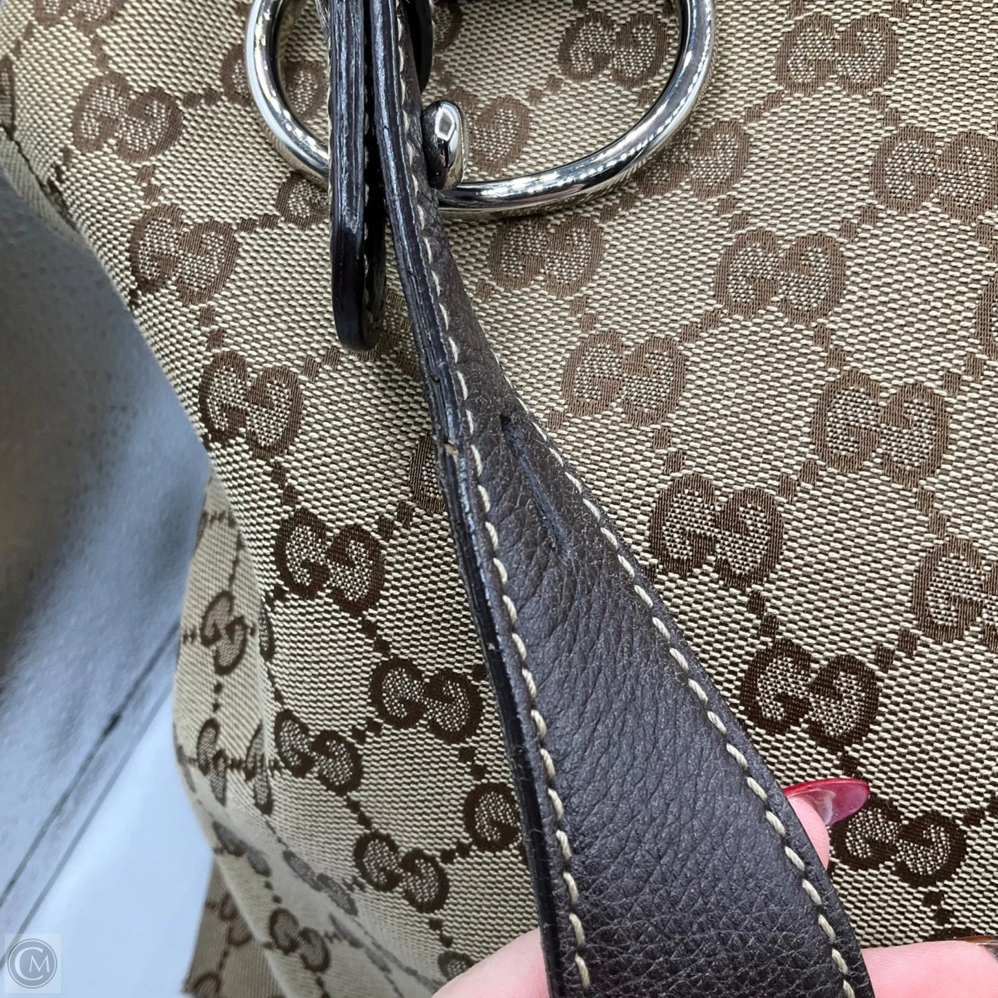 Handbag Luxury Designer By Gucci, Size: Large