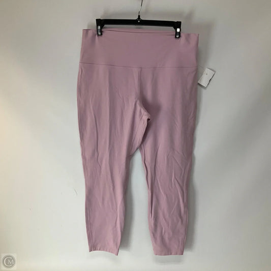 Athletic Leggings By Lululemon In Pink, Size: 14