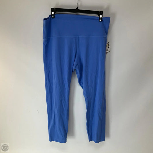 Athletic Leggings By Lululemon In Blue, Size: 14