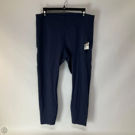 Athletic Leggings By Lululemon In Blue, Size: 14