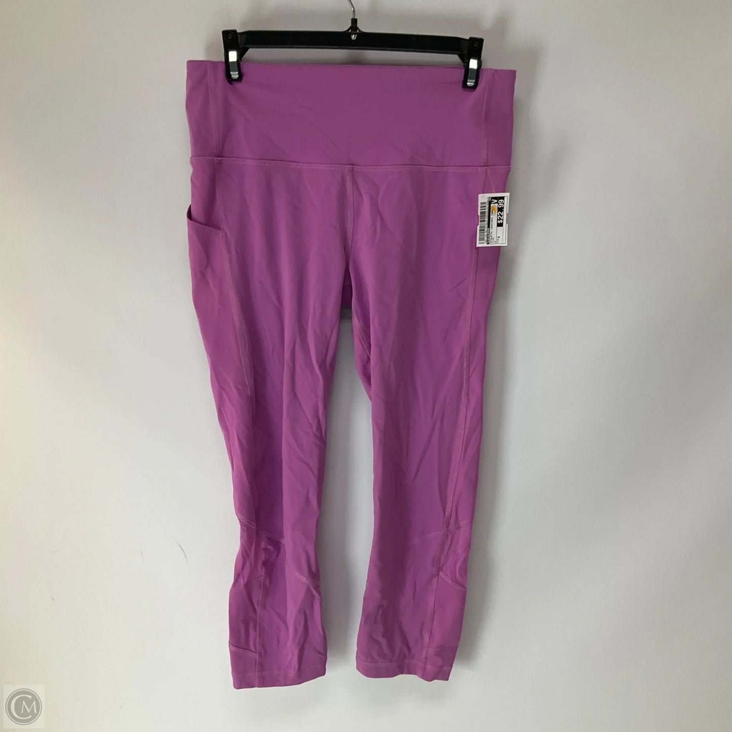 Athletic Leggings Capris By Lululemon In Pink, Size: 8