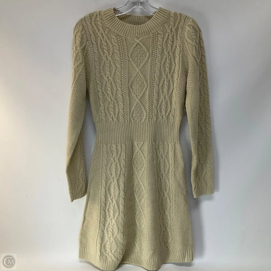 Dress Sweater By Lucky Brand In Tan, Size: S