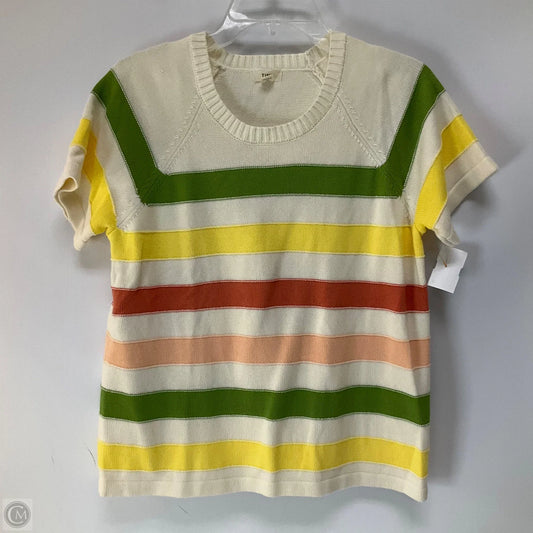 Top Short Sleeve By Tiny In Cream, Size: L