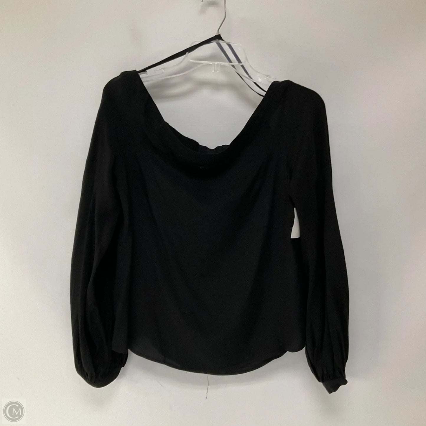 Top Long Sleeve By Anthropologie In Black, Size: M