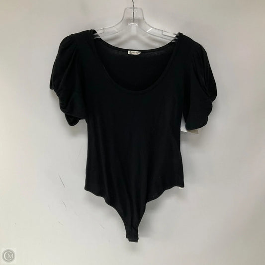 Top Short Sleeve By Free People In Black, Size: M