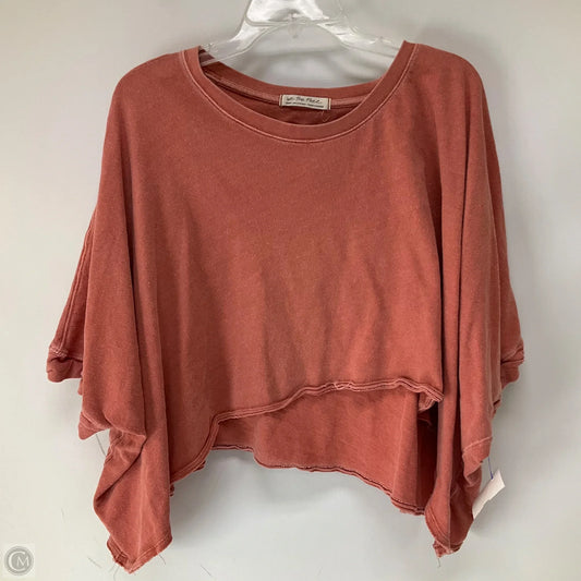 Top Short Sleeve By We The Free In Orange, Size: M
