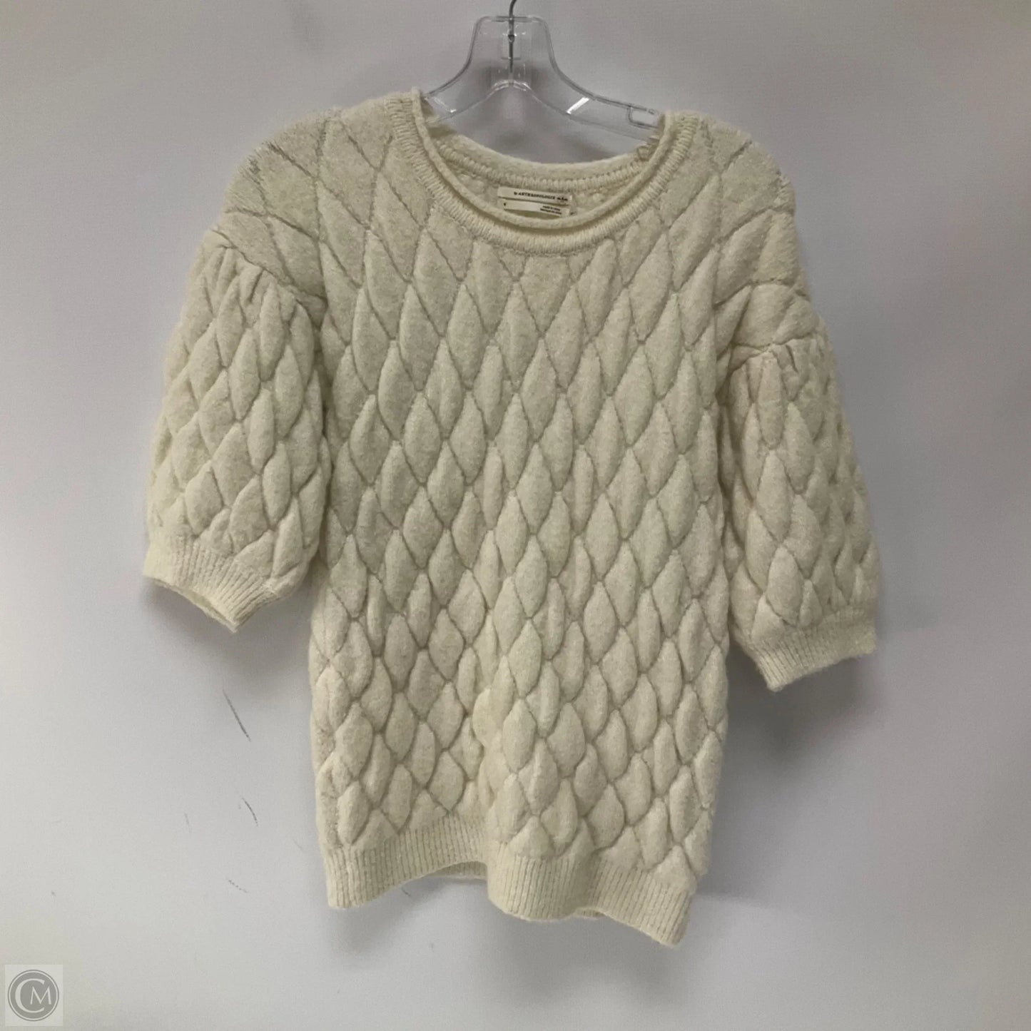 Sweater By Anthropologie In Cream, Size: S
