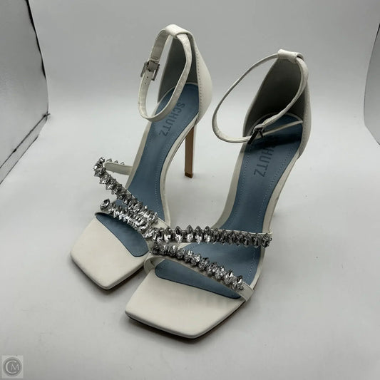 Sandals Heels Stiletto By Cma In White, Size: 8