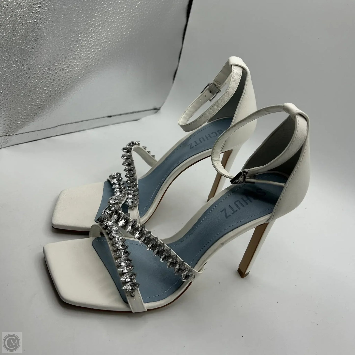 Sandals Heels Stiletto By Cma In White, Size: 8