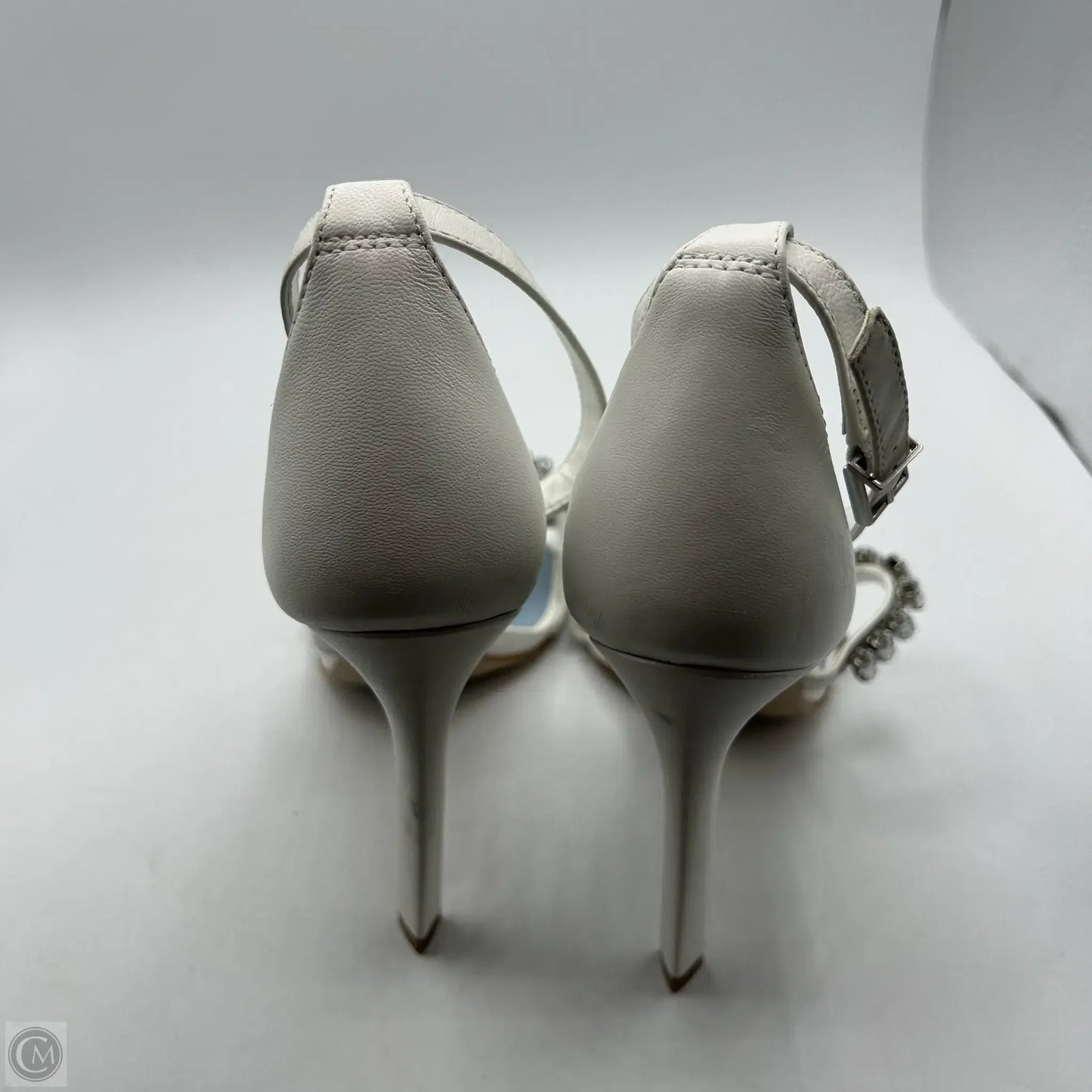 Sandals Heels Stiletto By Cma In White, Size: 8