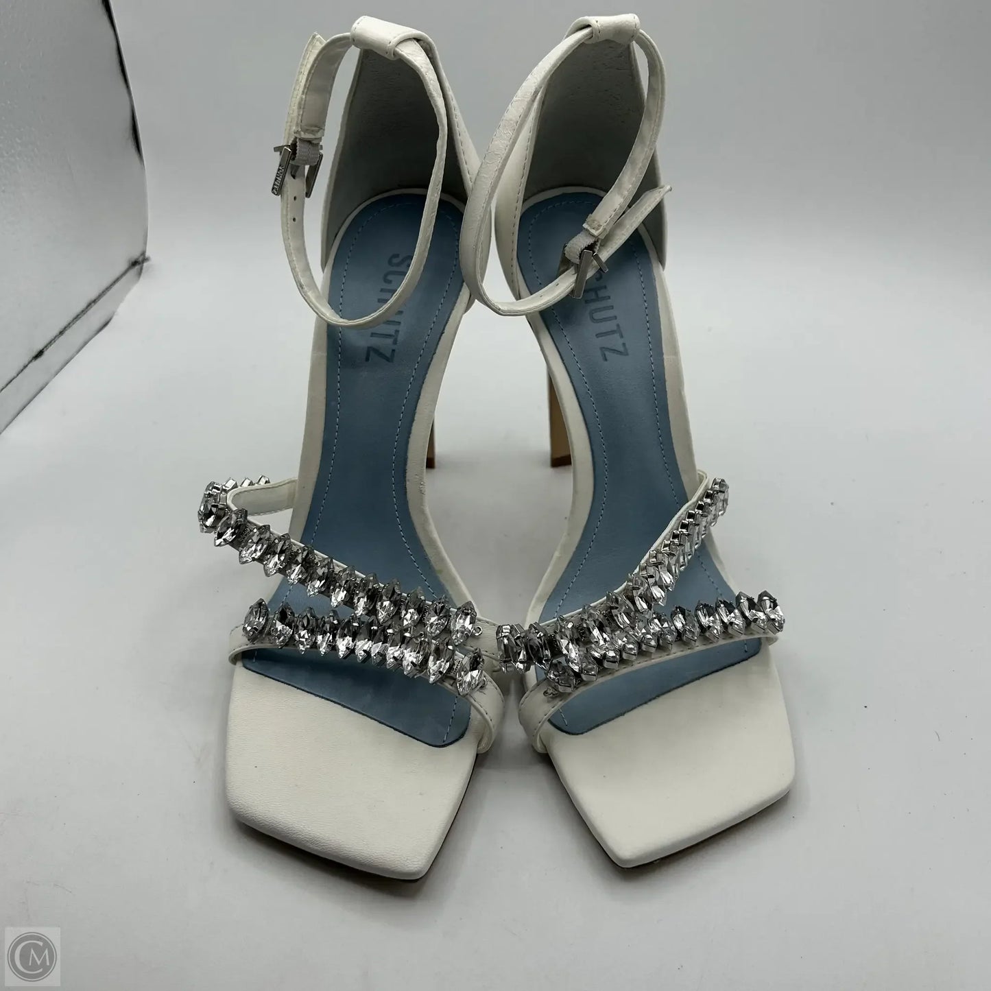 Sandals Heels Stiletto By Cma In White, Size: 8