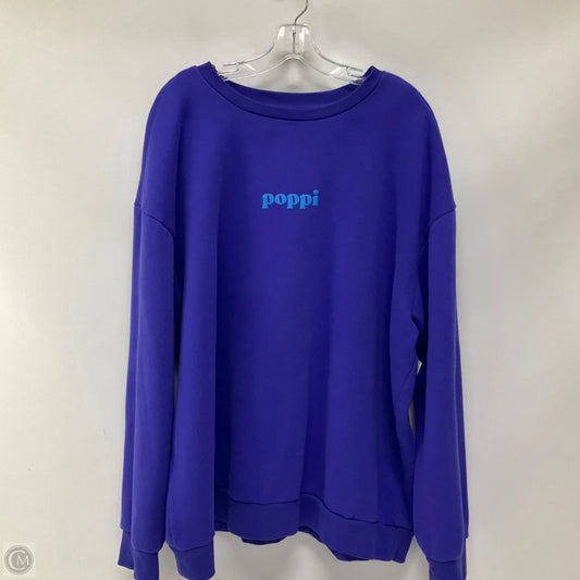 Sweatshirt Crewneck By Target In Blue, Size: 2x