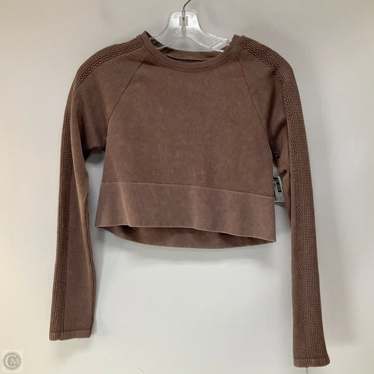 Top Long Sleeve By Aerie In Mauve, Size: L