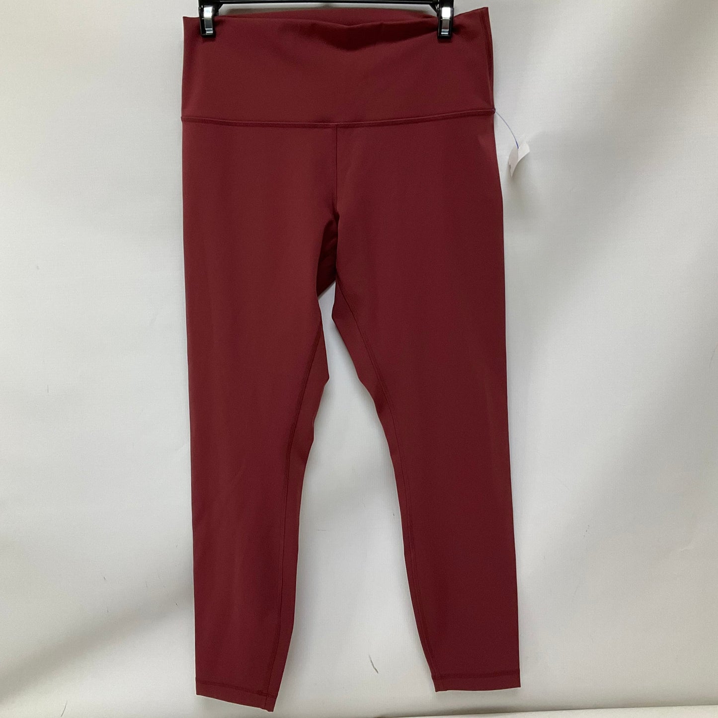Athletic Leggings By Lululemon In Red, Size: 10