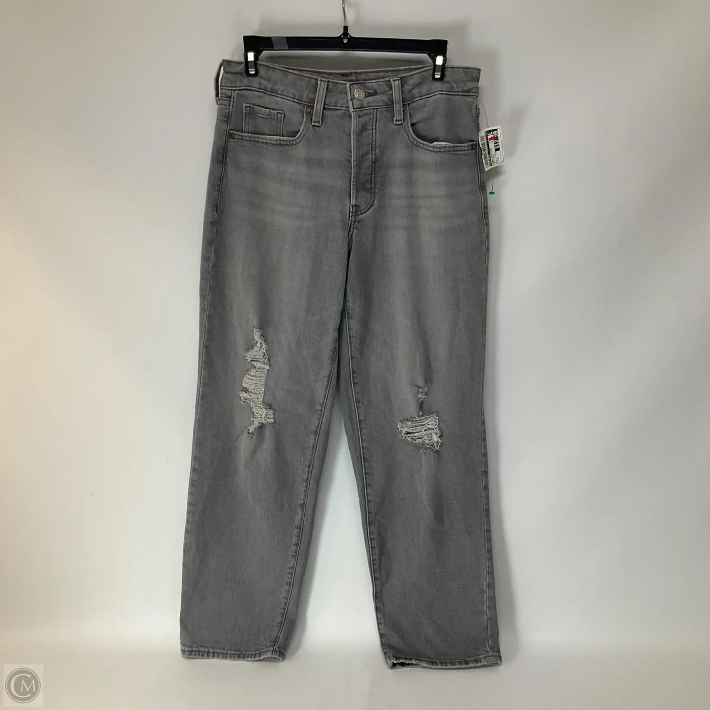 Jeans Boyfriend By Old Navy In Grey Denim, Size: 2