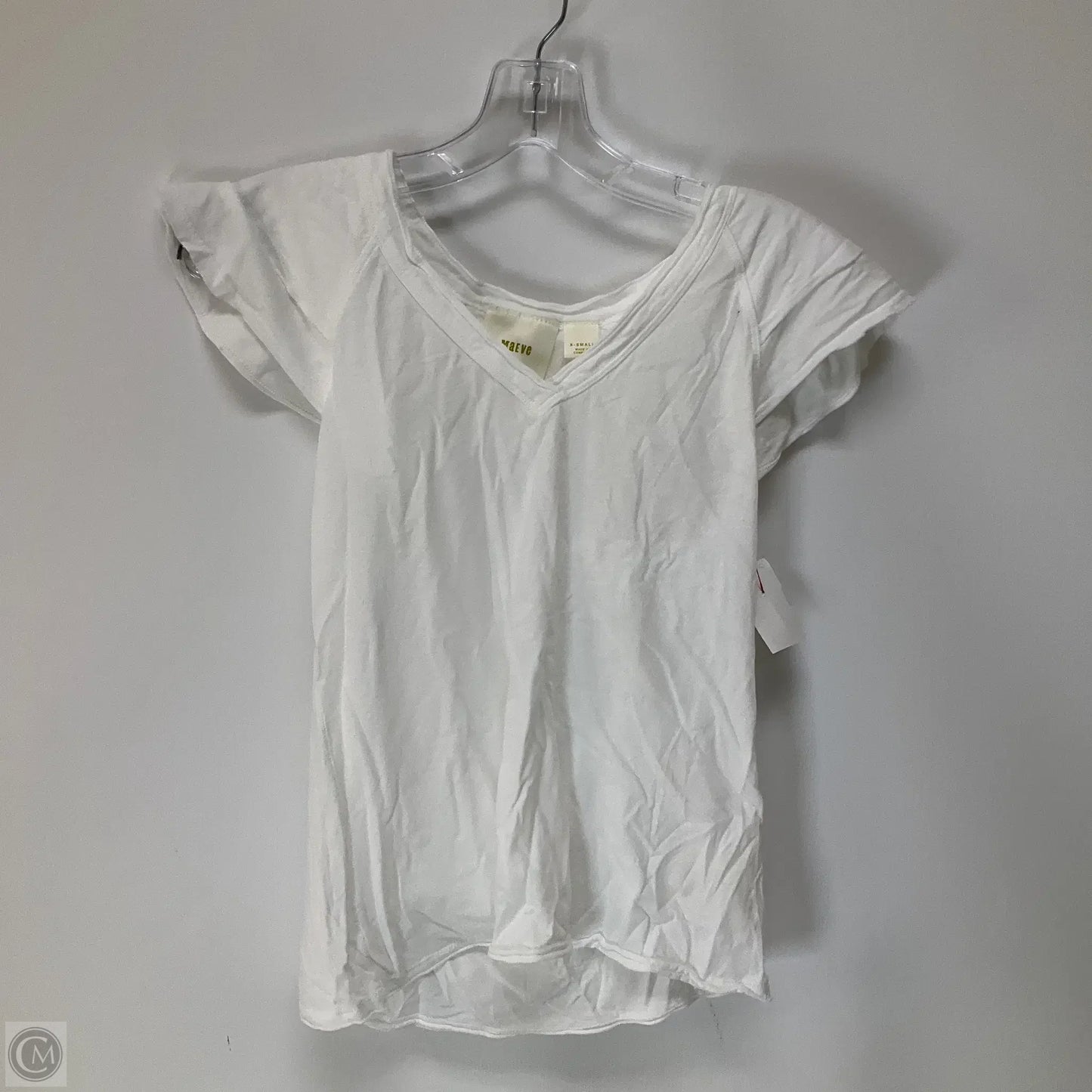 Top Short Sleeve By Maeve In White, Size: Xs