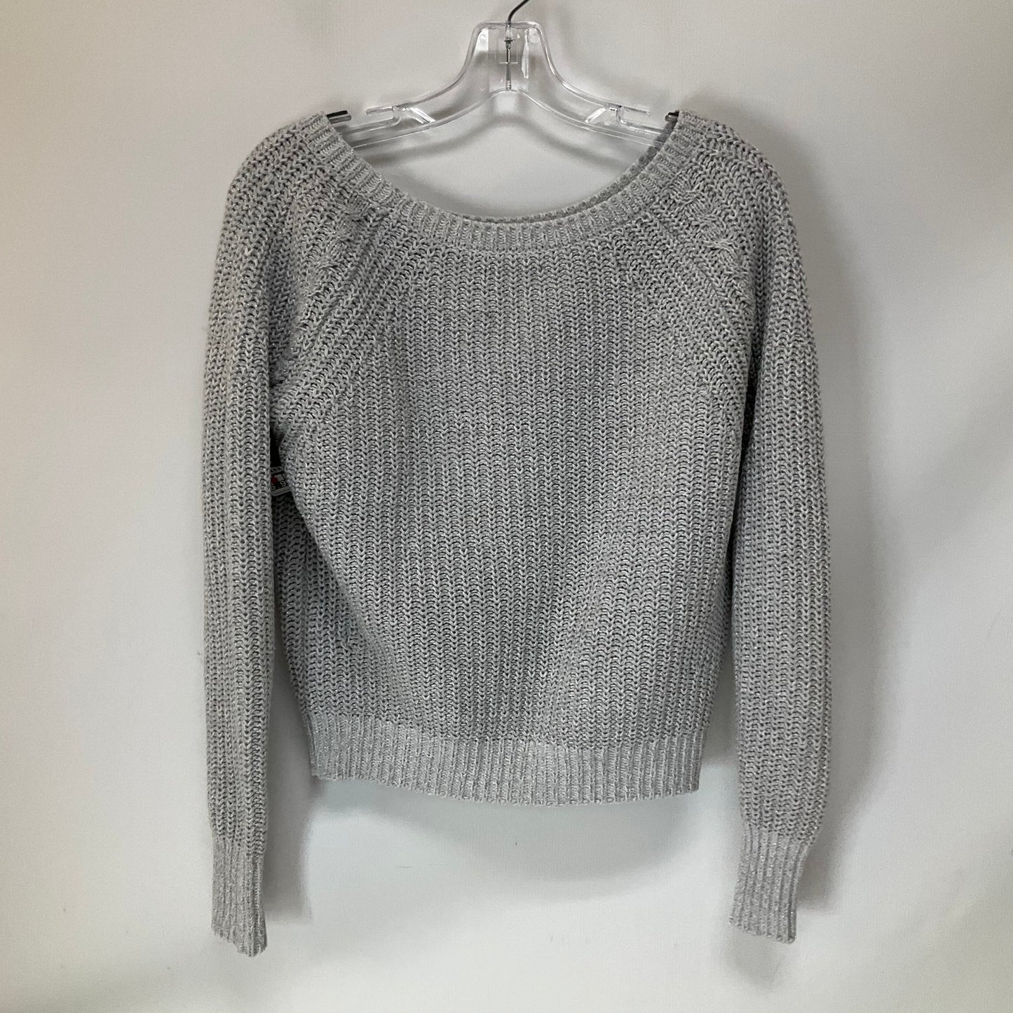 Sweater By Abercrombie And Fitch In Silver, Size: S