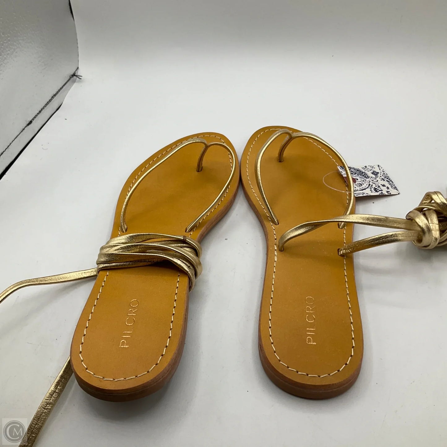 Sandals Flats By Pilcro In Gold, Size: 11