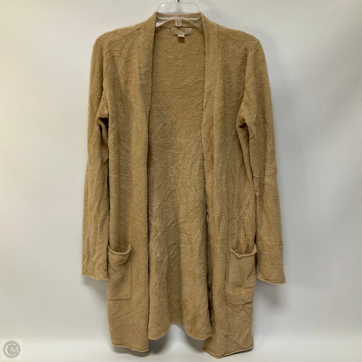 Sweater Cardigan By Barefoot Dreams In Tan, Size: S