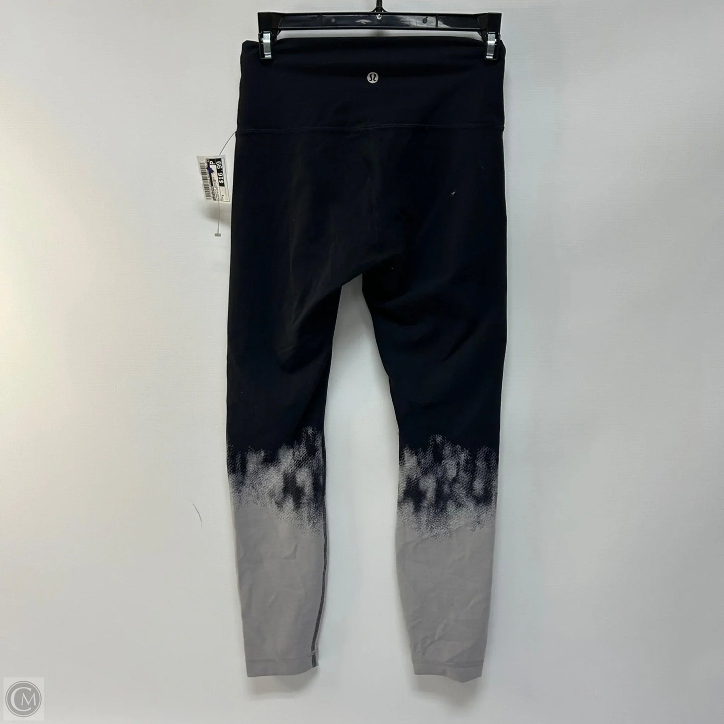 Athletic Leggings By Lululemon In Black & Grey, Size: 6