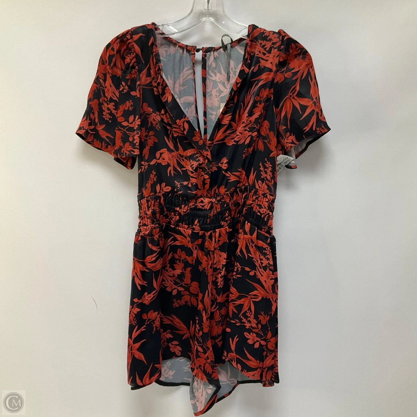 Romper By Anthropologie In Black & Orange, Size: Xs