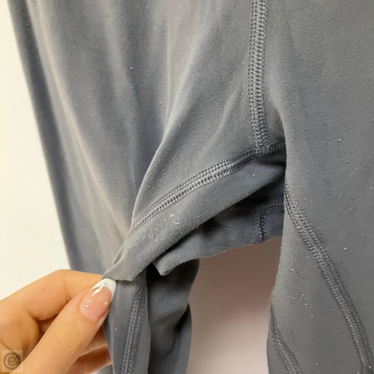 Athletic Leggings Capris By Lululemon In Grey, Size: 6