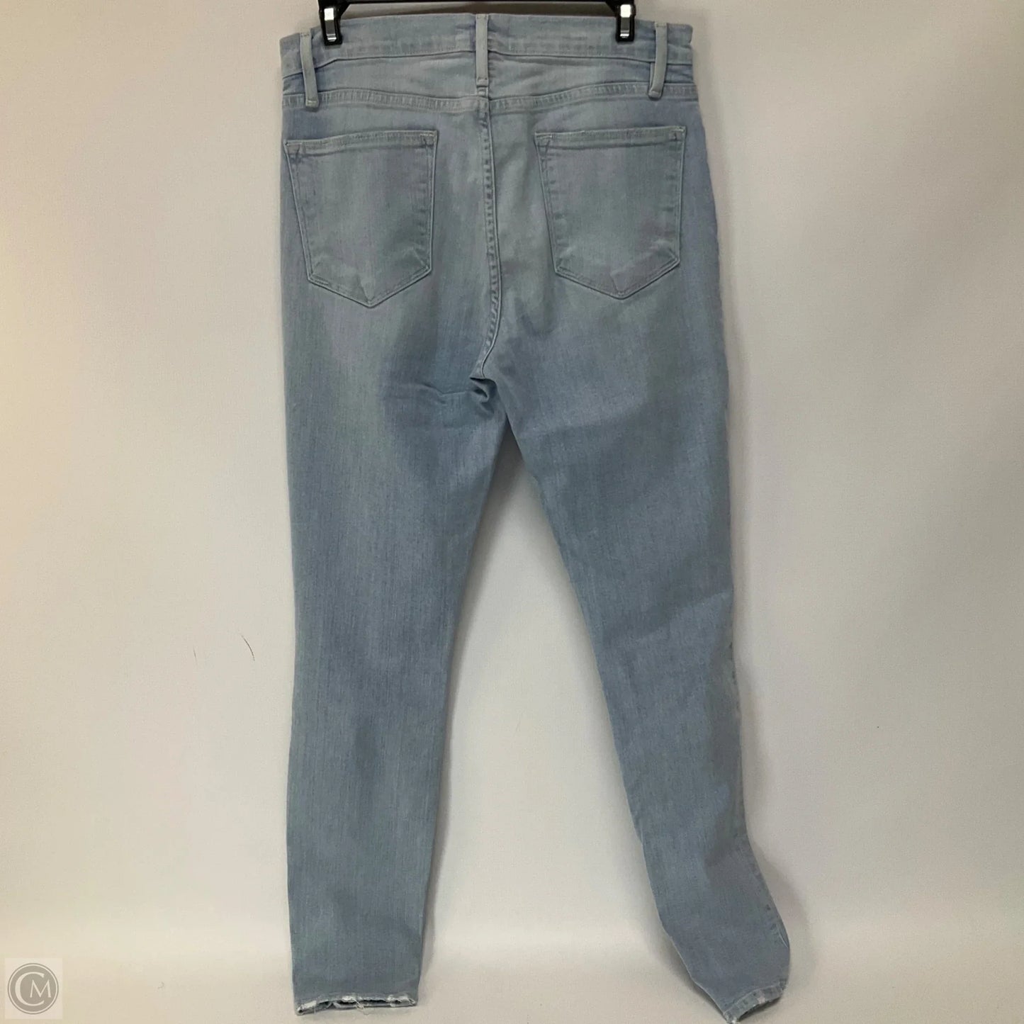 Jeans Skinny By Frame In Blue Denim, Size: 8