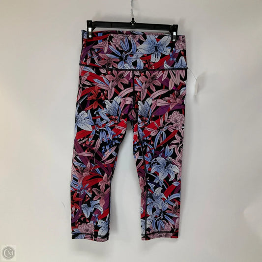 Athletic Leggings Capris By Lululemon In Multi-colored, Size: 8