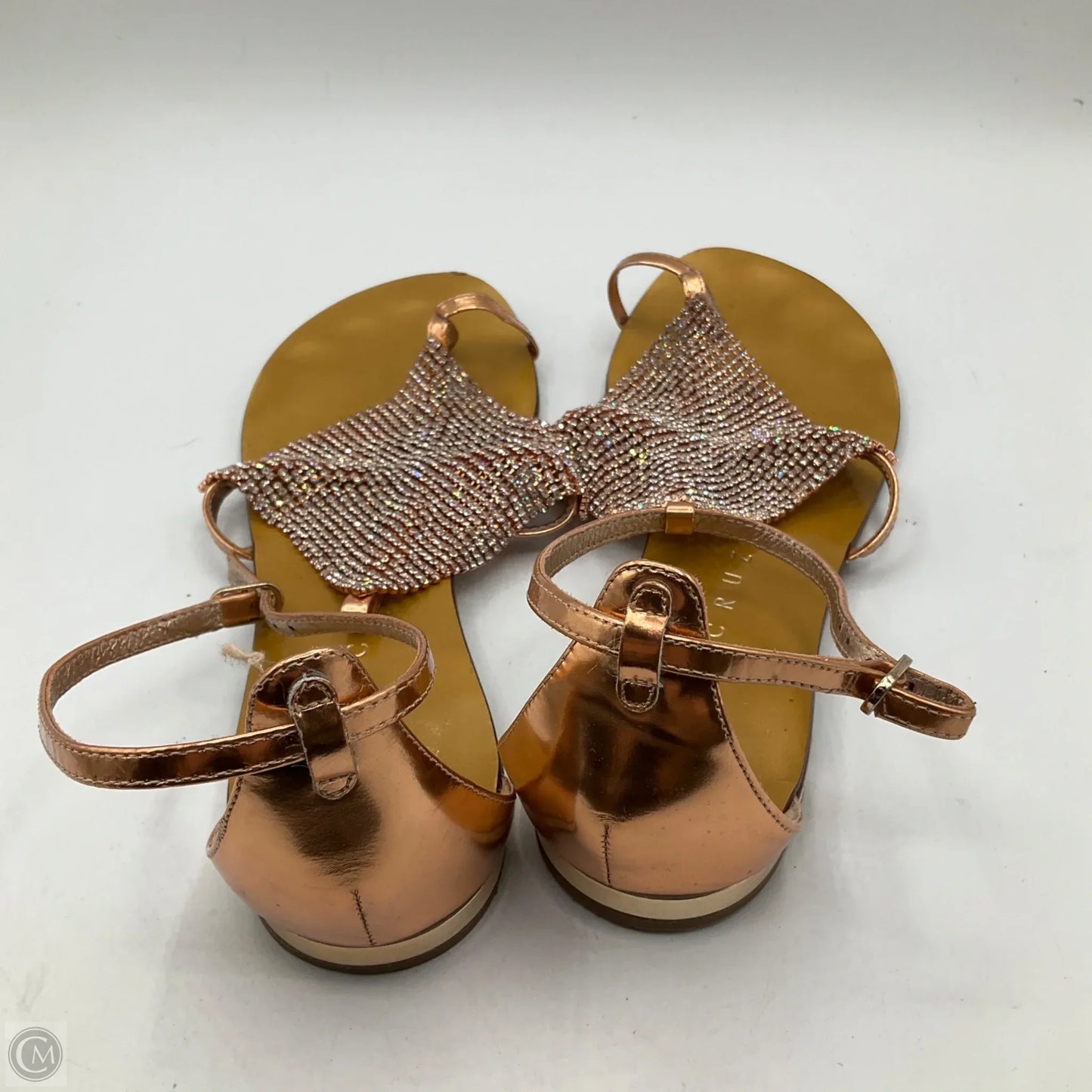 Sandals Flip Flops By Cma In Rose Gold, Size: 7.5