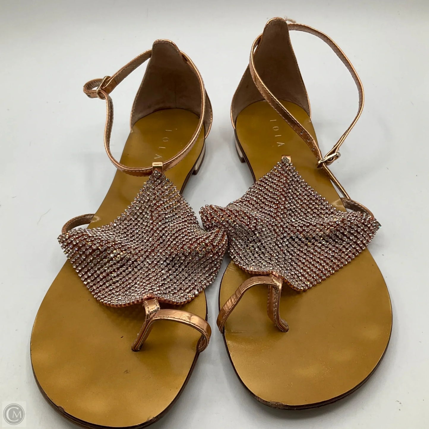 Sandals Flip Flops By Cma In Rose Gold, Size: 7.5