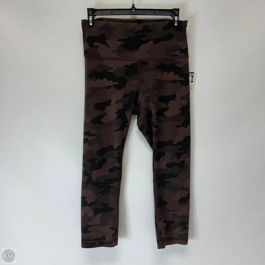 Athletic Leggings By Lululemon In Camouflage Print, Size: 8