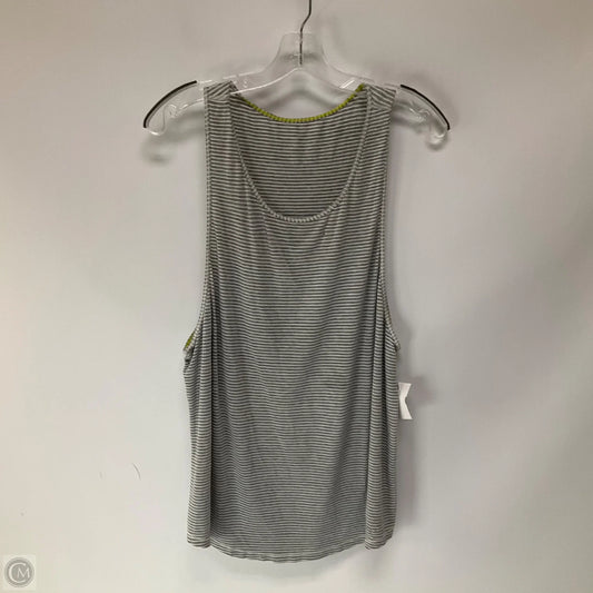 Athletic Tank Top By Lululemon In Striped Pattern, Size: 14