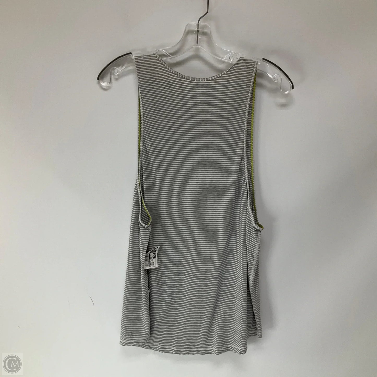 Athletic Tank Top By Lululemon In Striped Pattern, Size: 14