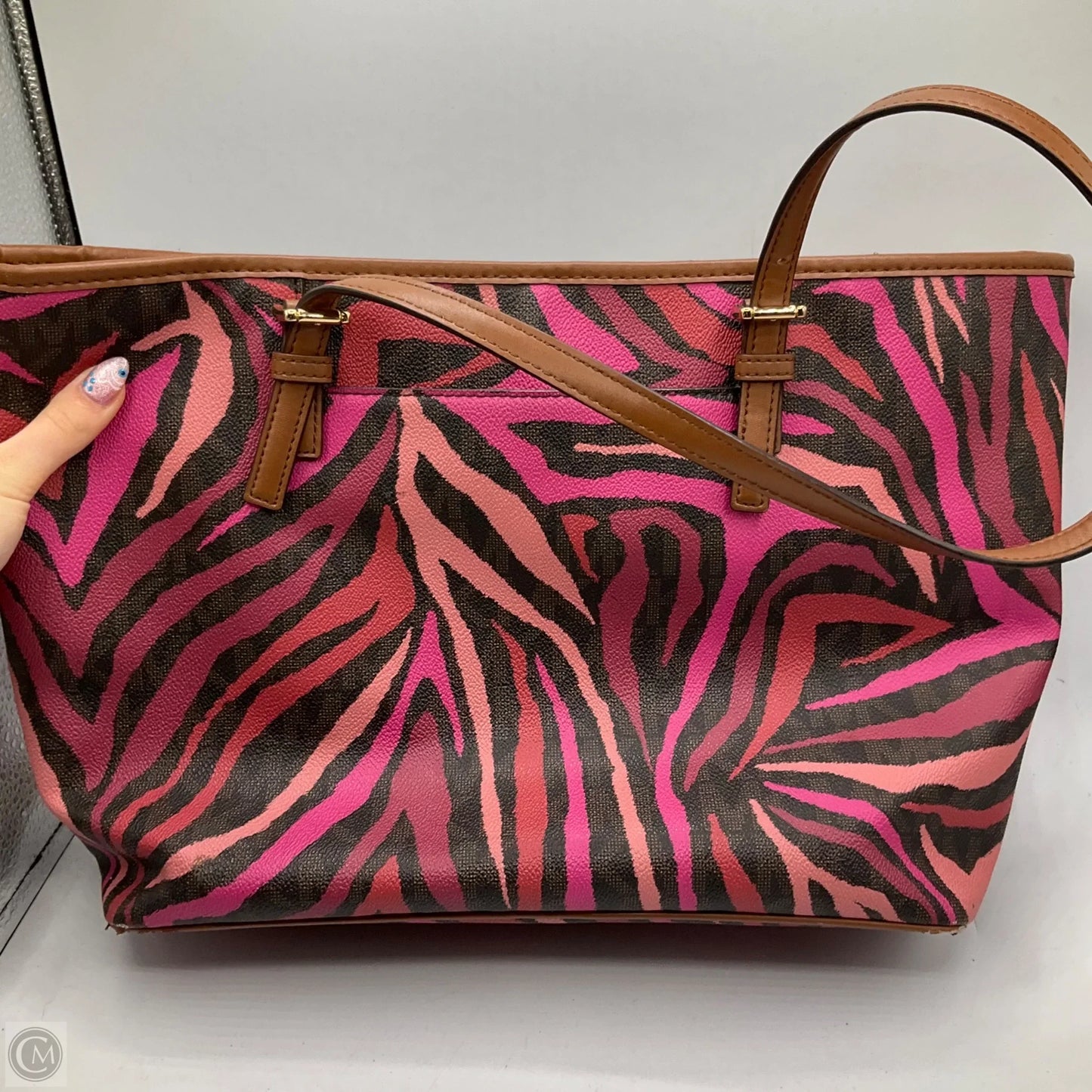 Handbag Designer By Michael Kors, Size: Medium