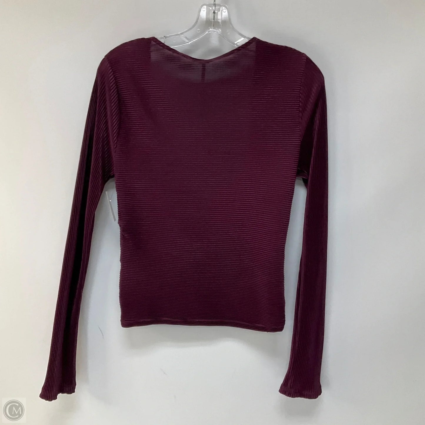 Top Long Sleeve By Free People In Purple, Size: L