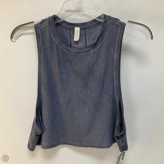 Athletic Tank Top By Lululemon In Blue, Size: 4