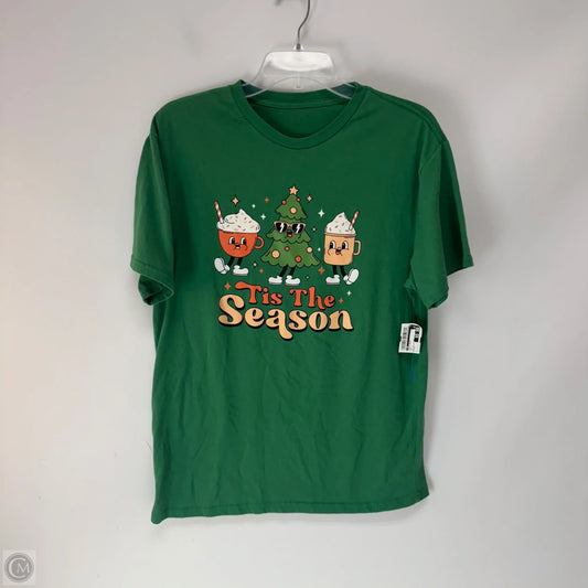 Top Short Sleeve Basic By Cmf In Green, Size: M