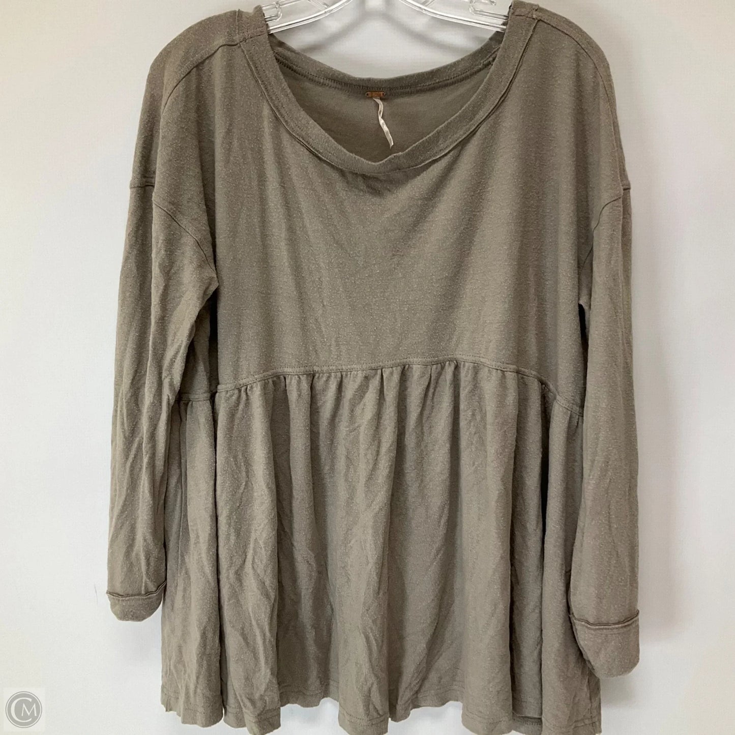 Top Long Sleeve By Free People In Grey, Size: S