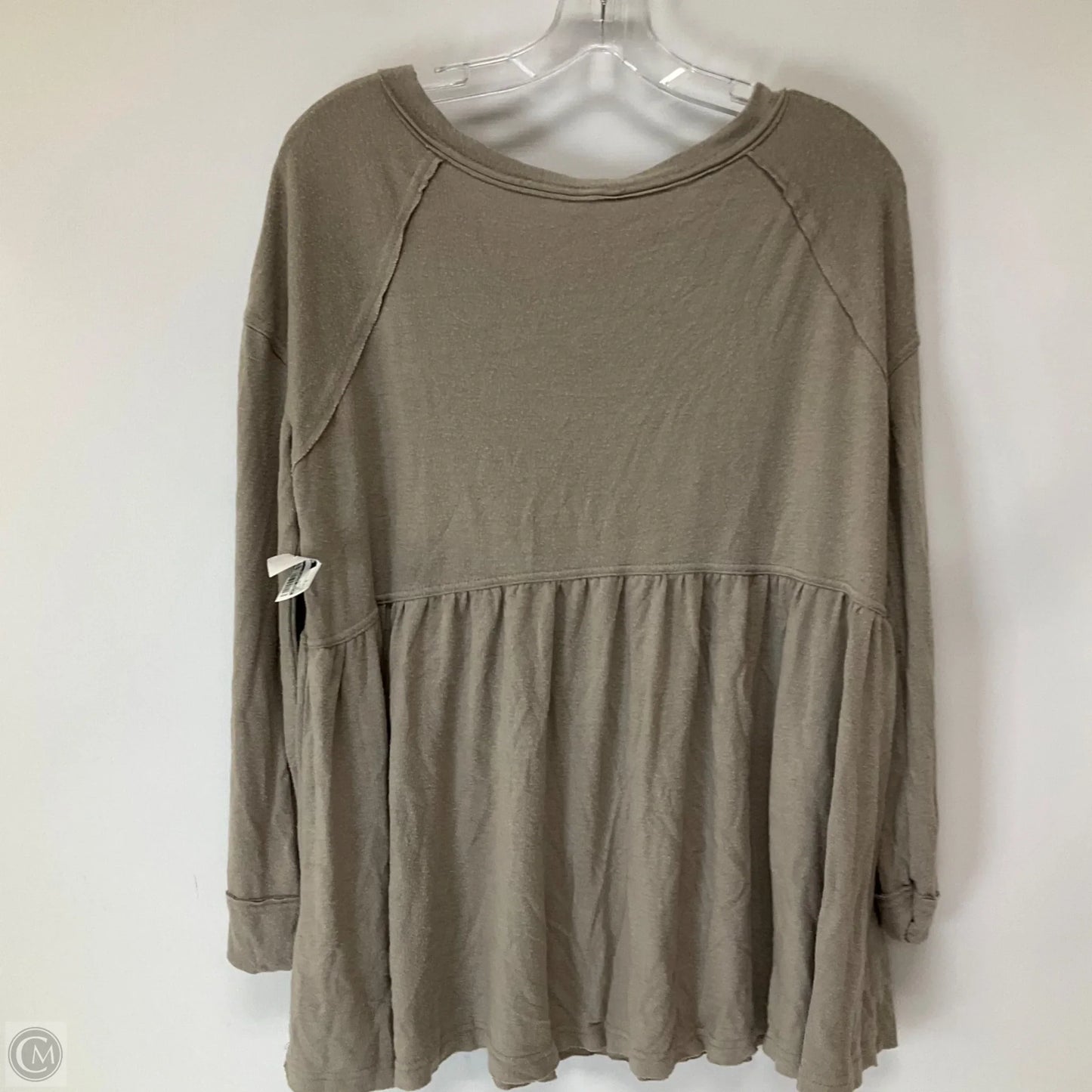 Top Long Sleeve By Free People In Grey, Size: S