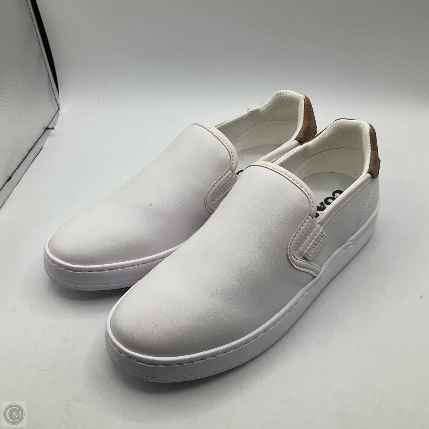 Shoes Designer By Coach In White, Size: 7.5