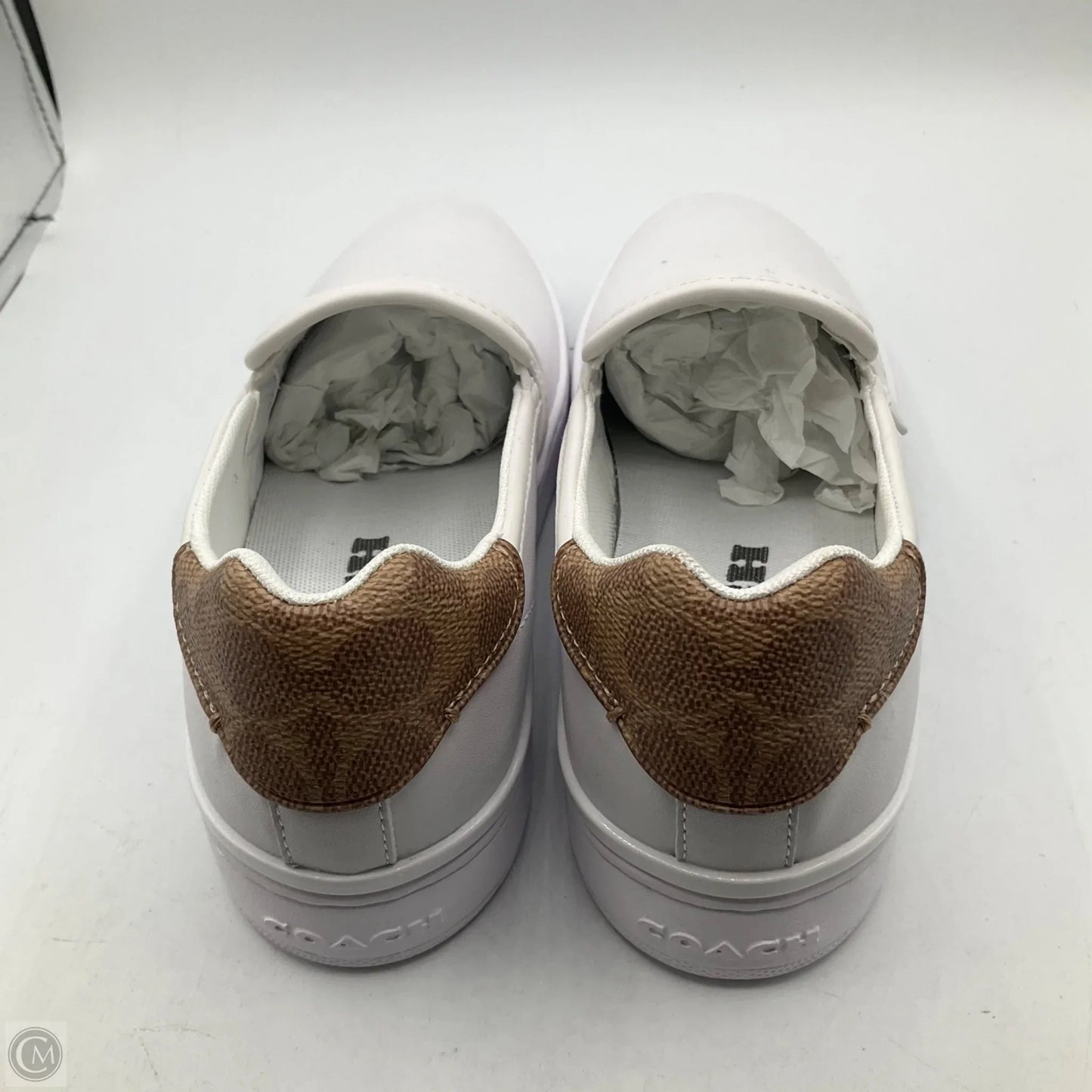 Shoes Designer By Coach In White, Size: 7.5