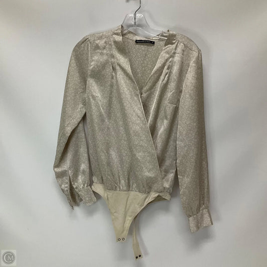Bodysuit By Abercrombie And Fitch In Taupe, Size: S